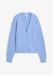 Ribbstickad cardigan, bonprix