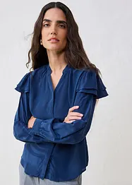 Blus med sidenandel, bonprix