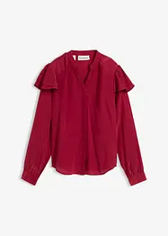Blus med sidenandel, bonprix