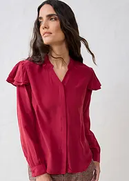 Blus med sidenandel, bonprix