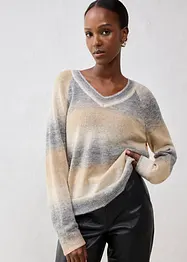 Tröja med ull och Lurex-garn, bonprix
