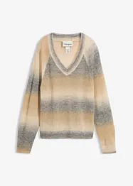 Tröja med ull och Lurex-garn, bonprix