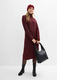 Flätstickad klänning, bonprix