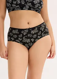 Maxihipstertrosa med ekologisk bomull (4-pack), bonprix