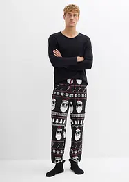 Långärmad pyjamas i ren bomull, bonprix