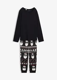 Långärmad pyjamas i ren bomull, bonprix