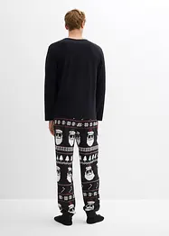 Långärmad pyjamas i ren bomull, bonprix