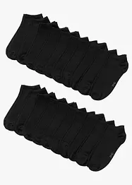 Ankelstrumpor med ekologisk bomull (20-pack), bonprix
