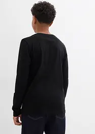 Långärmad T-shirt i ren ekologisk bomull, bonprix