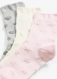 Mjuka mysstrumpor med muddar som inte trycker (3-pack), bonprix
