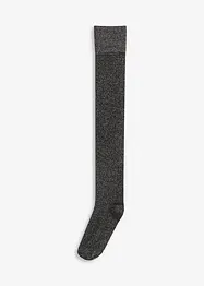 Overknee-strumpor med Lurex och ekologisk bomull, bonprix