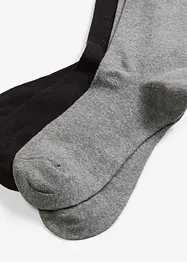 Strumpor med mix av merinoull och ekologisk bomull (2 pack), bonprix