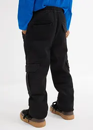Jerseyfodrad cargobyxa i Regular Fit, bonprix