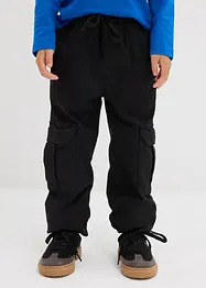 Jerseyfodrad cargobyxa i Regular Fit, bonprix