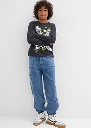 Cargojeans med stretch, Loose Fit, bonprix