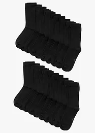Strumpor med ekologisk bomull (20-pack), bonprix