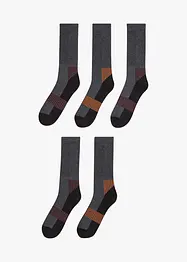 Termotennisstrumpor med frotté på insidan (5-pack), bonprix