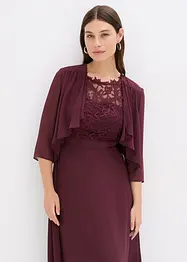 Chiffongbolero med återvunnen polyester, bonprix