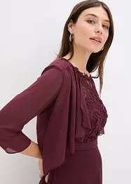 Chiffongbolero med återvunnen polyester, bonprix