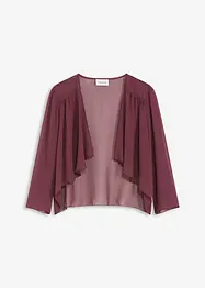 Chiffongbolero med återvunnen polyester, bonprix