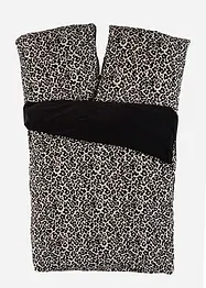 Vändbart Cashmere Touch-påslakanset med blommönster, bonprix