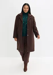 Kort kappa med yllelook, bonprix