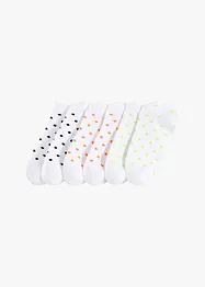 Ankelstrumpor med ekologisk bomull (6-pack), bonprix