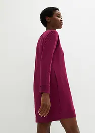 Klänning av mjuk frotté, bonprix