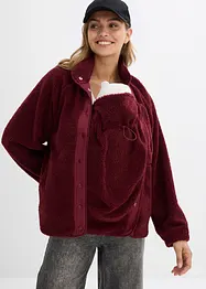 Mammajacka med babyficka i teddyfleece, bonprix
