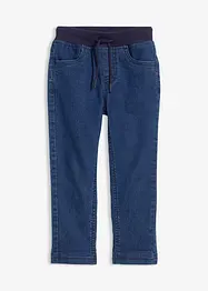 Termojeans med jerseyfoder för barn, bonprix