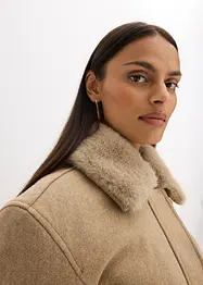 Vinterjacka i ullig stil, bonprix