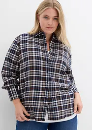 Flanellskjorta i bomull, bonprix