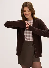 Cardigan i mjuk viskosmix, bonprix