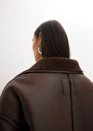 Jacka i lammskinnsimitation, bonprix