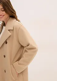 Oversizekappa med yllelook, bonprix