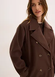 Oversizekappa med yllelook, bonprix