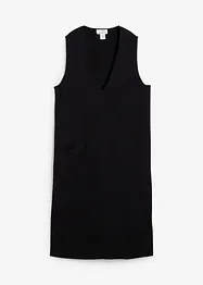 Stickad klänning i bomull, bonprix