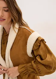 Väst i pälsimitation, bonprix