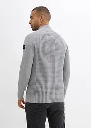 Tröja med ståkrage, med återvunnen bomull, bonprix