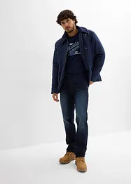 Stretchjeans med bekvämt snitt, normal passform, raka ben, bonprix