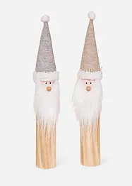 Prydnadsfigur i form av en tomtenisse (2-pack), bonprix