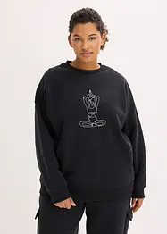 Fodrad funktionssweatshirt i snabbtorkande material, bonprix
