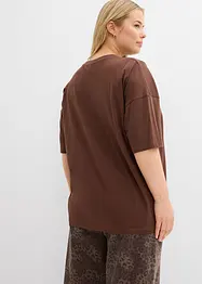 T-shirt i oversizemodell av ekologisk bomull, bonprix