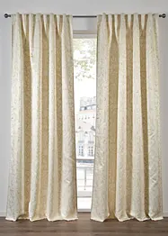 Jacquardgardin med glans, även extralång (1-pack), bonprix