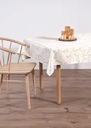 Bordsduk i glansig jacquard, bonprix