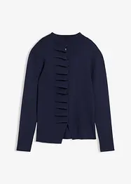 Finstickad cardigan av mjuk viskosmix, bonprix