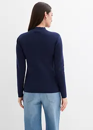 Finstickad cardigan av mjuk viskosmix, bonprix