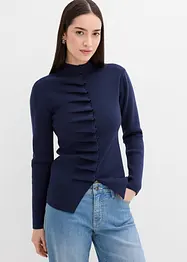 Finstickad cardigan av mjuk viskosmix, bonprix