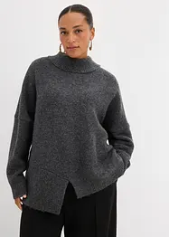 Tröja med asymmetrisk nederkant, bonprix