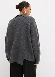 Tröja med asymmetrisk nederkant, bonprix